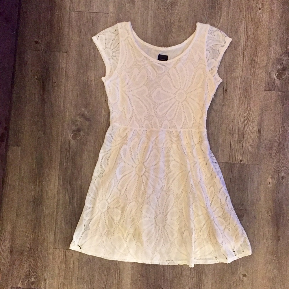 White Lace Anthropologie Dress